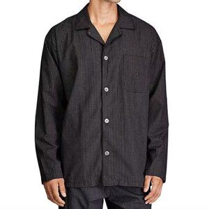 Polo Ralph Lauren Black Long Sleeve Woven Soho Men's Plaid Pajama Top Size Large